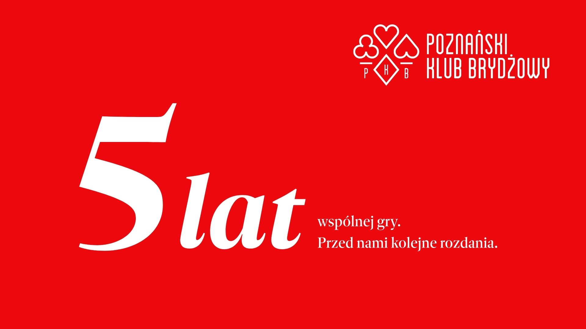 Pięć lat pasji, ludzi i wspólnej gry.